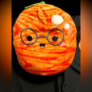 Squishmallow 14” Judy orange tie dyed tangerine.